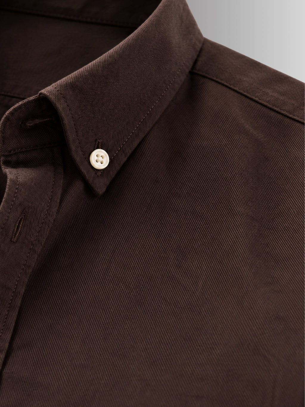Model wearing Brown 100% Cotton Twill peach regular fit casual shirt for men from Cauzeway
